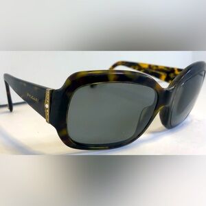 Bvgari Womens Sunglasses Brown Frames With Some Wear on Frames and Lenses